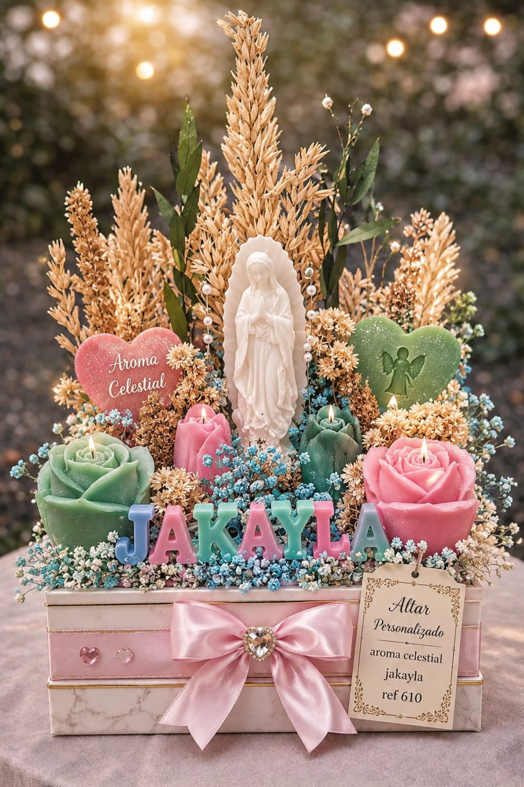 Altar personalizado, aroma celestial