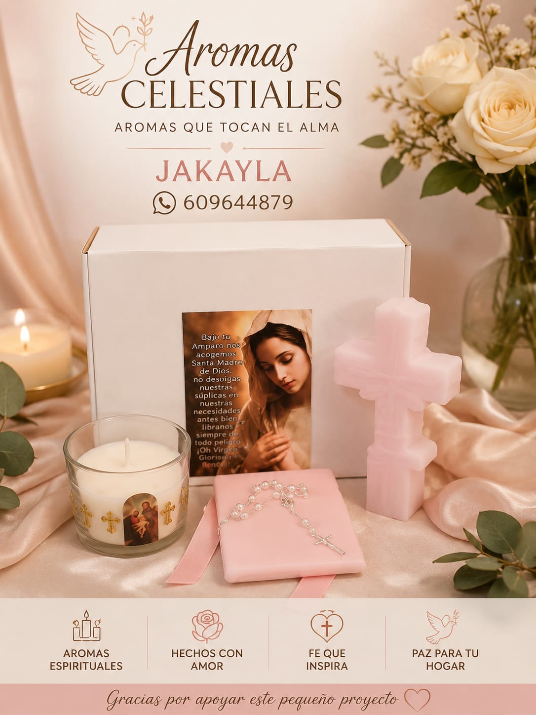 Línea Aromas Celestiales, set espiritual