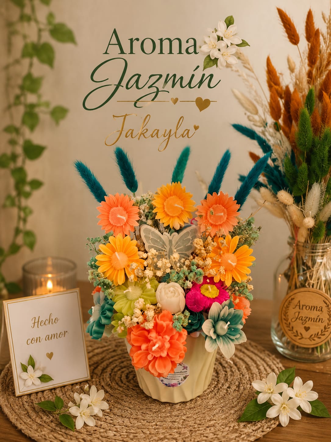 Centro floral Aroma Jazmín