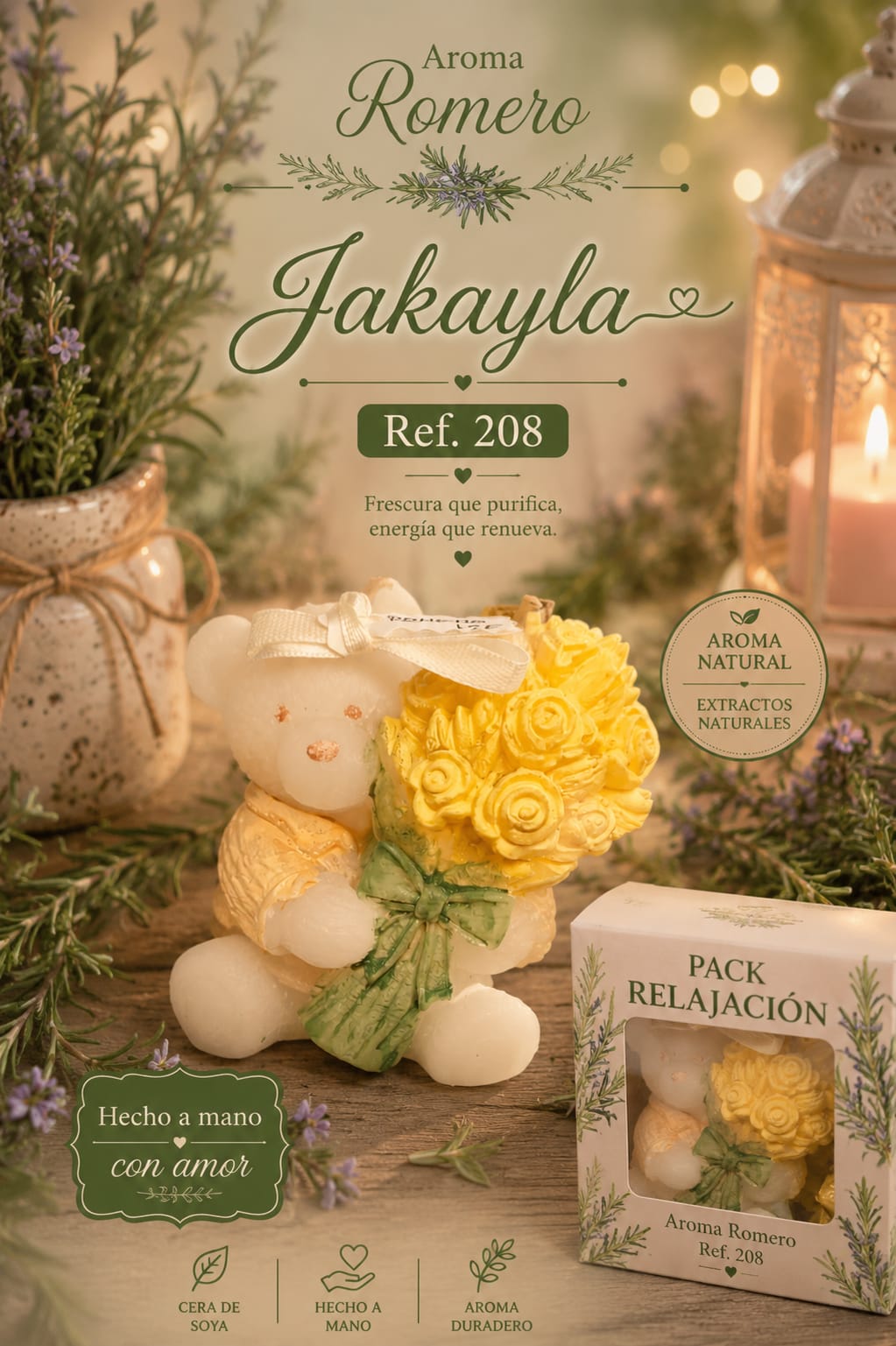 Pack relajación, aroma romero